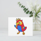 王冠を被ったパラの王 ポストカード (スタンド正面)