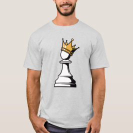 王冠を被ったポーン Tシャツ