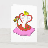 王冠を被った蛇の王 カード (裏面)