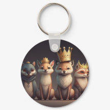 王冠を被った野生動物たち