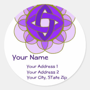 「王冠を開く」チャクラ住所 シール