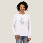 「王冠エレガント付きクイーン」パステルデザイン トライブレンドＴシャツ (正面全体)