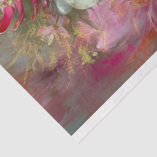 王冠オーストラリアのキングフィッシャー・ワイルドフラワーデクページ 薄葉紙 (詳細)