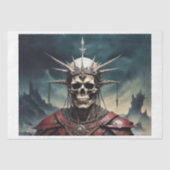 王冠スカル装甲 –  薄葉紙 (正面)