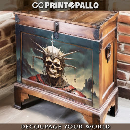 王冠スカル装甲 –  薄葉紙