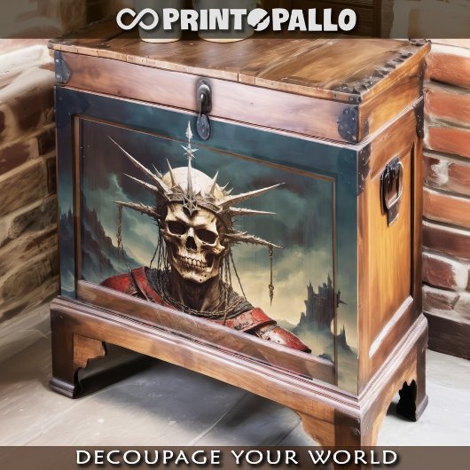 王冠スカル装甲 –  薄葉紙