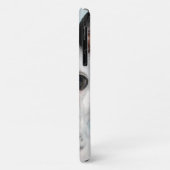 王冠フランスの付きブルドッグ Case-Mate iPhoneケース (裏面/左)