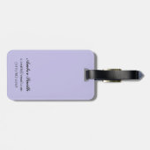 王冠ポイントとのコロンビア川の峡谷場面 ラゲッジタグ (裏面横)