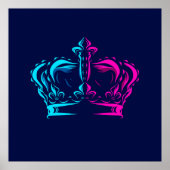 王冠ポップ・アートの術 ポスター (正面)