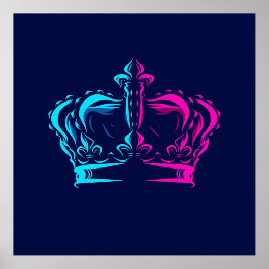 王冠ポップ・アートの術 ポスター (正面)