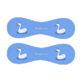 王冠マンガのかわいい白い白鳥 野球ボール (パネル)