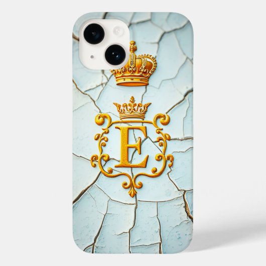 王冠付きゴールデン装飾文字 Case-Mate iPhoneケース (裏面)