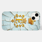王冠付きゴールデン装飾文字 Case-Mate iPhoneケース (裏面 (横))