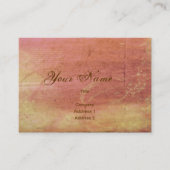 王冠及び鍵のヴィンテージのスタイルのエレガントな名刺 名刺 (正面)