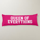 王冠女子の寝室のベッドデコールの女王 ボディピロー (裏面)