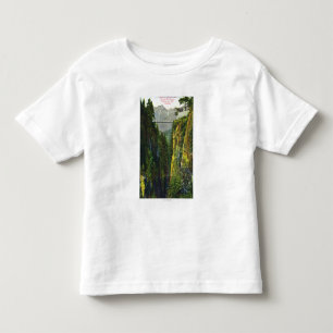 王冠山のCapilano渓谷の眺め トドラーTシャツ
