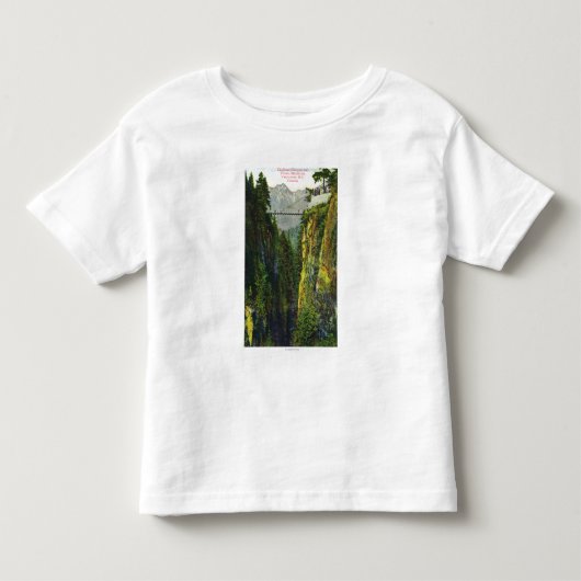 王冠山のCapilano渓谷の眺め トドラーTシャツ (正面)