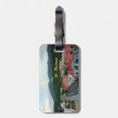 王冠湾、セントトーマスのUSVIの荷物のラベル ラゲッジタグ (裏面縦)