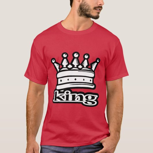 王冠王室の王 Tシャツ (正面)