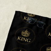 王冠王室の章 ビーチタオル (インサイチュ)