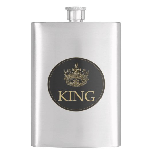 王冠王室の章 フラスク (正面)