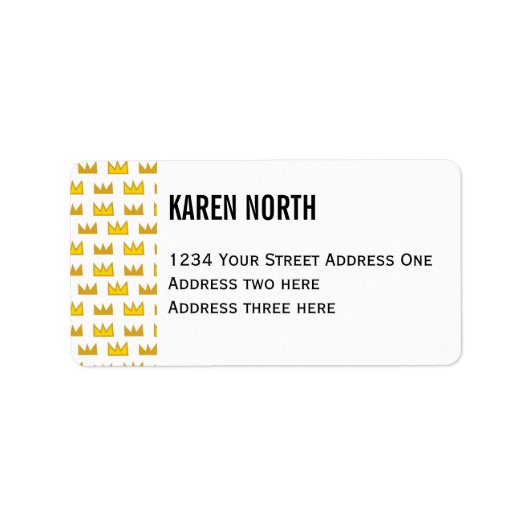 王冠芸術 ラベル (正面)