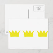 王冠3頭 ポストカード (正面/裏面)