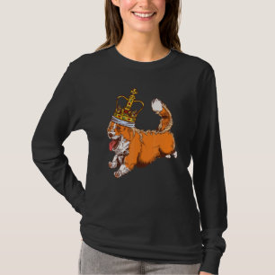 王冠70年エリザベス・ブロットのコルギ犬 Tシャツ
