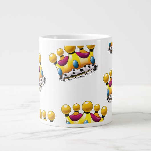 王冠 ジャンボコーヒーマグカップ (正面)
