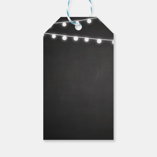 王冠 |ベビーシャワー金箔 |黒板 ギフトタグ (裏面)