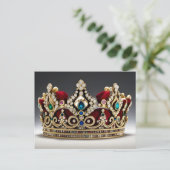 王冠、戴冠式、王。 ポストカード (スタンド正面)