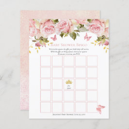 王冠 |蝶フローラ赤ちゃんシャワービンゴカード