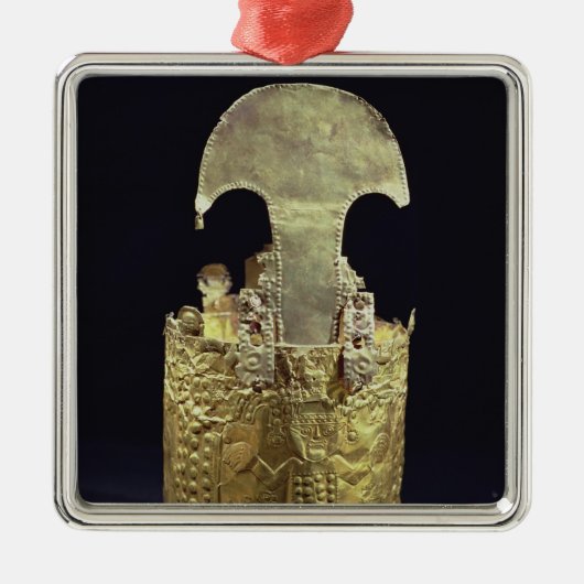 王冠、Chimu メタルオーナメント (正面)