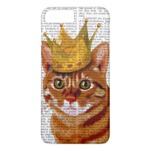 王冠Portraiを持つショウガ猫 iPhone 8 Plus/7 Plusケース
