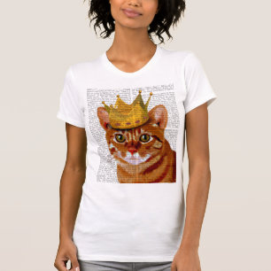 王冠Portraiを持つショウガ猫 Tシャツ
