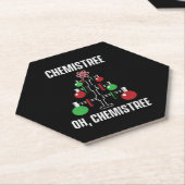 王化学者の木の化学パン科学 ペーパーコースター (アングル)