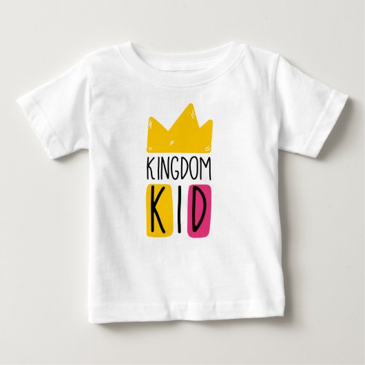 王国の子供のTシャツ ベビーTシャツ (正面)