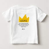 王国の子供のTシャツ ベビーTシャツ (裏面)