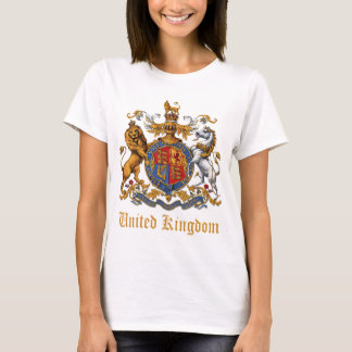 王国の紋章統一された Tシャツ