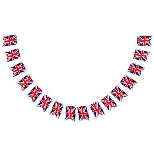 王国の統一された国旗+アイディア バンティングフラッグ (全)