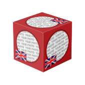 王国の統一された国旗+アイディア フォトキューブ (裏面アングル)