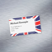 王国の統一された国旗+アイディア マグネット名刺 (インサイチュ)