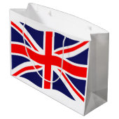 王国の統一された国旗+アイディア ラージペーパーバッグ (裏面アングル)