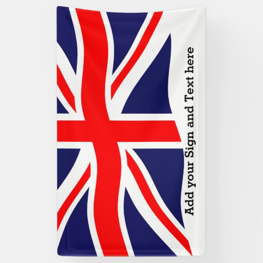 王国の統一された国旗+アイディア 横断幕 (縦)