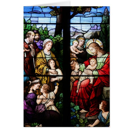 王国はこれらのステンドグラスのカードに属している (正面)