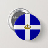 王国ギリシャ、ギリシャを示して下さい 缶バッジ (正面&裏面)