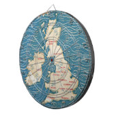 王国ヴィンテージ統一されたポスターの地図 ダーツボード (正面右)