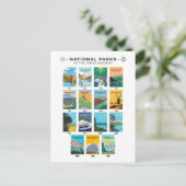 王国一覧の統一された国立公園 ポストカード (スタンド正面)