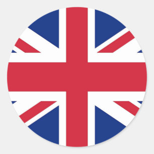 王国国旗のステッ統一されたカー ラウンドシール