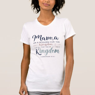 王国志向のママ – クリスチャンTシャツ Tシャツ